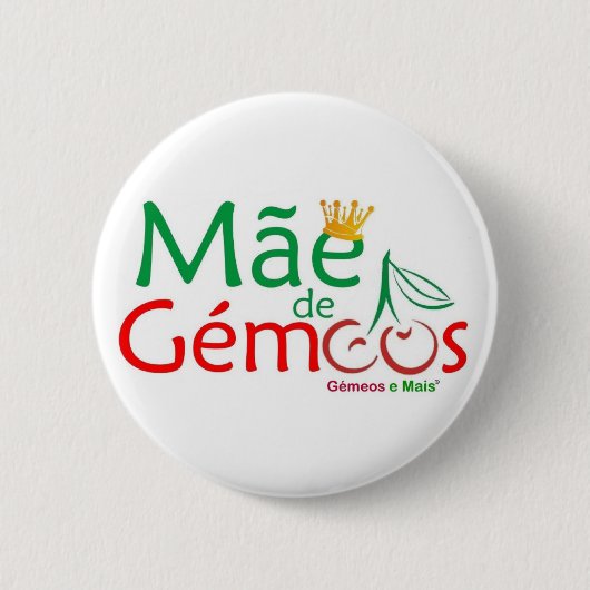 Crachá Mãe de Gémeos 缶バッジ (正面)