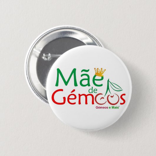 Crachá Mãe de Gémeos 缶バッジ (正面&裏面)