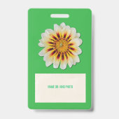 Crachás Personalizável com Flor e joaninha バッジ (裏面)