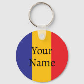 Craciun fertid – ルーマニア語 – 三色国旗 – 白 キーホルダー (裏面)