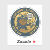 Crack The Code Of Honor Samurai Coconut シール (シート)