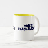 Crackalackinのマグはである何 ツートーンマグカップ (正面右)