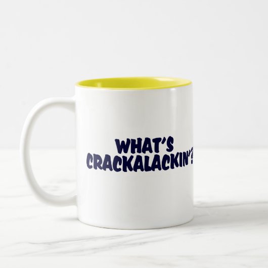 Crackalackinのマグはである何 ツートーンマグカップ (左)