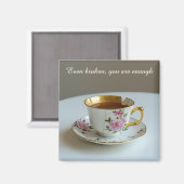 cracked broken teacup inspirational  Magnet マグネット (正面/裏面)