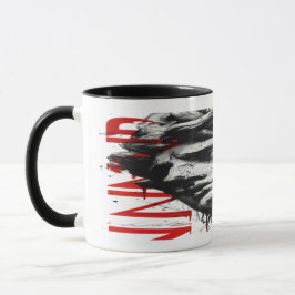 Cracked Classical Bust Trash Polka Art Mug マグカップ