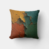 Cracked Colors Symphony – Texture Art of Time クッション (正面)
