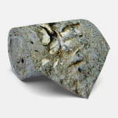 Cracked concrete wall with small stones ネクタイ (ロール)