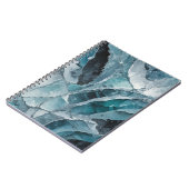 Cracked Ice Pattern | Notebook Journal ノートブック (左側)