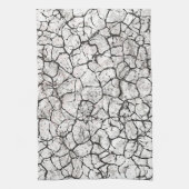 Cracked Marble Digital Pattern キッチンタオル (縦)