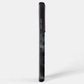 Cracked Porcelain Mask Dark Galaxy S21 Ultra case Samsung Galaxyケース (右側面)