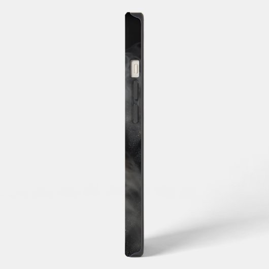 Cracked Porcelain Mask Dark iPhone 13 Tough Case iPhoneケース (左側面)