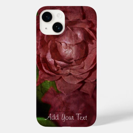 Cracked Red Rose by Shirley Taylor Case-Mate iPhoneケース (裏面)