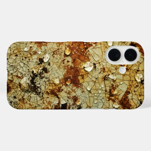 Cracked Rusty Metal Surface Case-Mate iPhoneケース (裏面 (横))