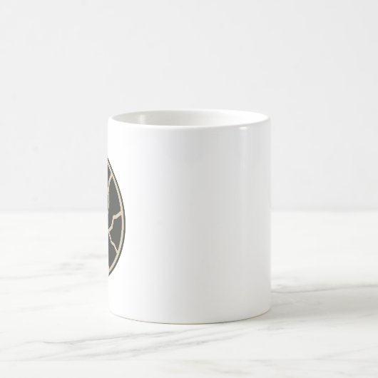 Cracked Surface Graphics Classic Mug コーヒーマグカップ (中央)
