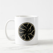 Cracked Surface Graphics Classic Mug コーヒーマグカップ (左)