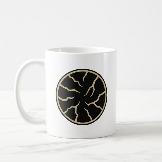 Cracked Surface Graphics Classic Mug コーヒーマグカップ (左)