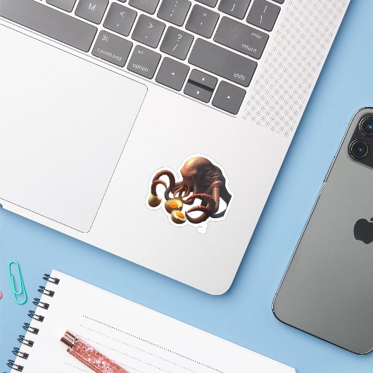 "CRACKen" シール (ノートパソコンとiPhone)