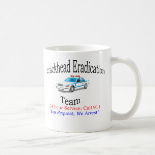 Crackheadの絶滅のチーム-警察のコーヒー・マグ コーヒーマグカップ