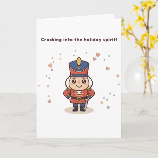 Cracking Into the Holiday Spirit  カード (黄色い花)