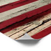 Crackle Paint | Irish American Flag ポスター (角)