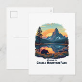 Cradle Mountain National Australianへようこそ シーズンポストカード (正面/裏面)