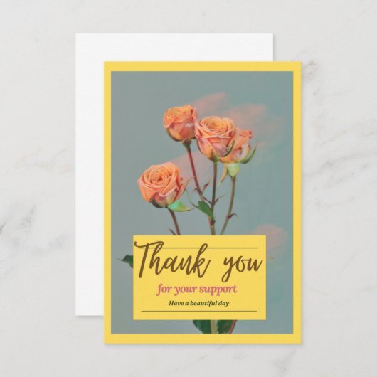 Cradsありがとう サンキューカード (正面/裏面)