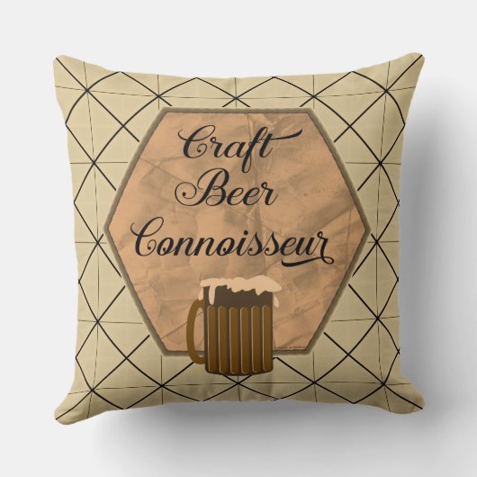 Craft Beer Connoisseur クッション (裏面)