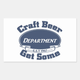 CRAFT BEER Department 1967 Get Some 長方形シール