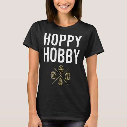 Craft Beer Hoppy Hobby For Home Brewing Masters Tシャツ (正面)