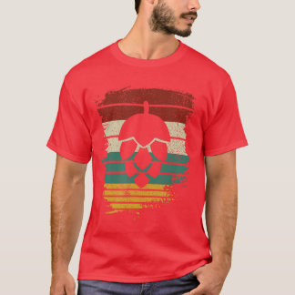 Craft Beer Hops Blossom Vintage IPA Ale Brewer Gif Tシャツ