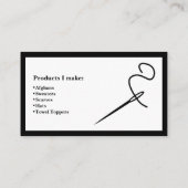 Craft Business用に名刺をカスタマイズ 名刺 (裏面)