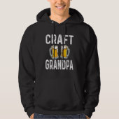 Craft Grandpa  Craft Beer  Drinker Home Brewery パーカ (正面)