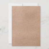 Craft Paper Rocking Horse Baby Shower Invitation 招待状 (裏面)