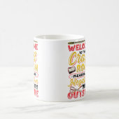 Craft Room Artist Crafter Yarn Crochet Knitting コーヒーマグカップ (中央)