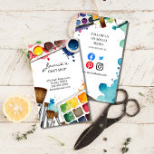 Craft Shop Business Card | Paint & Art Studio 名刺