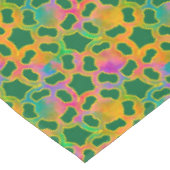 Crafted Floral Chainmail in Forest Green テーブルクロス (アングル)