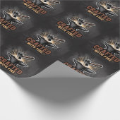 Crafted With Fire – Rustic Artisan Sticker ラッピングペーパー (角)