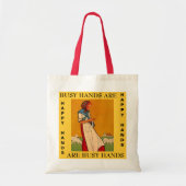 CRAFTERの制作の編み物のかぎ針で編む技術のバッグ トートバッグ (正面)