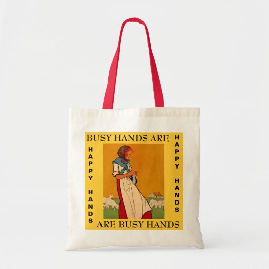 CRAFTERの制作の編み物のかぎ針で編む技術のバッグ トートバッグ (正面)