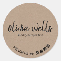 CrafterスクリプトフォントクラフトSocial Mediaアイコン