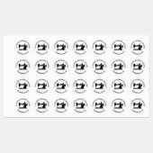 Crafterビジネスアーティスト裁縫アイアンOn Labels ラベル (シート)