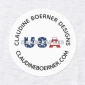 Crafterビジネスアーティスト裁縫アイアンOn Labels ラベル (デザイン1)