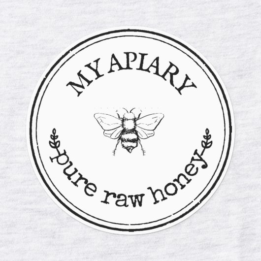 Crafter Business Artist Round Iron On Logo ラベル (デザイン1)