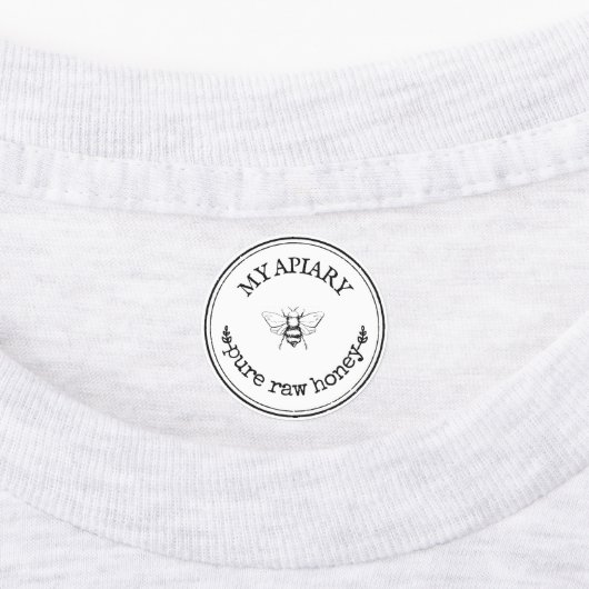 Crafter Business Artist Round Iron On Logo ラベル (貼付)