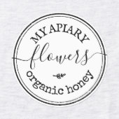 Crafter Business Artist Round Iron On Logo ラベル (デザイン2)