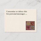 Crafter / Designerプロフィール – SRFによる名刺 名刺 (裏面)