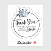 Crafter/Small Business Packaging Thank You Sticker シール (シート)