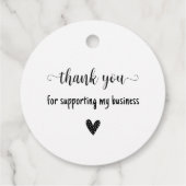 Crafter thank you Clothing label for handmade item フェイバータグ (裏面)