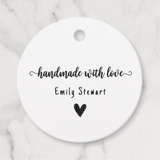 Crafter thank you Clothing label for handmade item フェイバータグ (正面)
