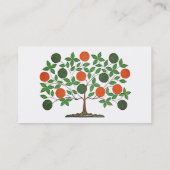 Craftersの名刺カードを制作するFolkartの木 名刺 (裏面)